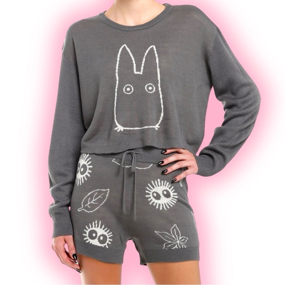 Studio Ghibli My Neighbor Totoro Soot Sprite Leaf Lounge Set (X-Large)
